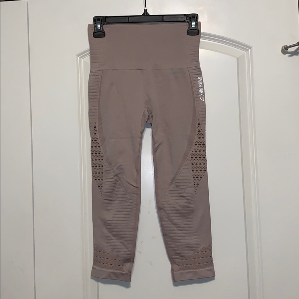 Gymshark Energy Seamless cropped leggings Taupe